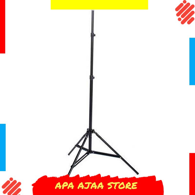 Terbaru ! TaffSTUDIO Portable Light Stand Tripod 180cm for Studio Lighting W803