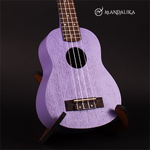 Ukulele Ungu/Purple Soprano merk Mandalika PREMIUM Quality - PP