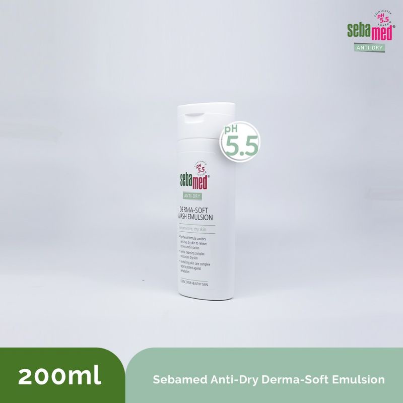 sebamed anti dry derma soft wash emulsion 200ml