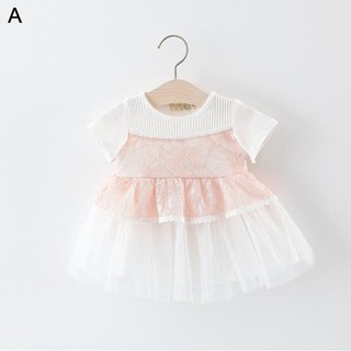  Dress  anak  cewek bagus lucu PINK BLUE WHITE CLAIRINE 