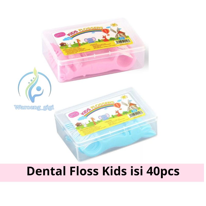 Dental Floss Anak Kids isi 40pcs