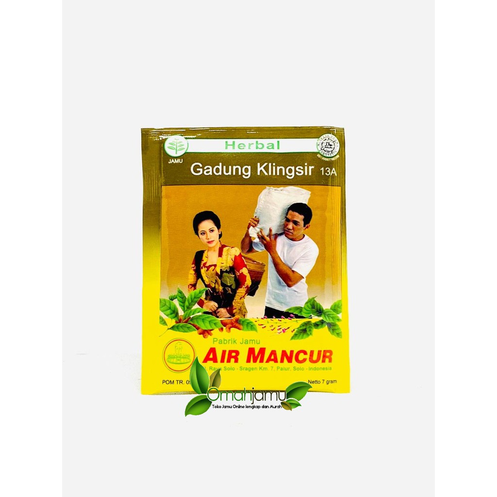 GADUNG KLINGSIR SERBUK AIR MANCUR. MEMPERBAIKI NAFSU MAKAN