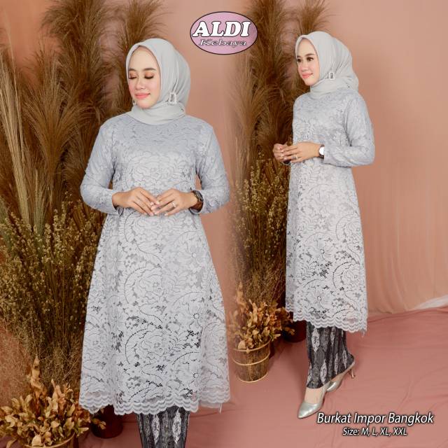 TUNIK MUSLIMAH - SET KEBAYA MODERN TUNIK BRUKAT - KEBAYA PESTA KEKINIAN