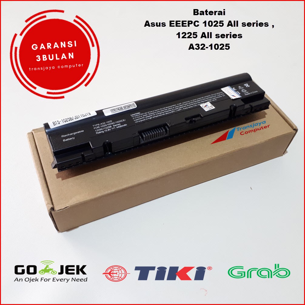 Baterai Battery Asus EEEPC Flare 1025 1025C 1225 1225C A31-1025 A32-1025