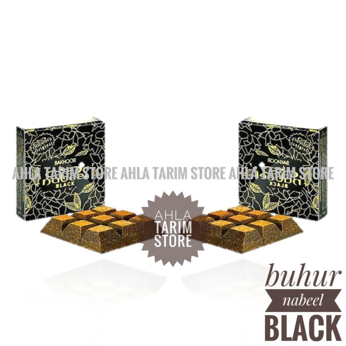 Bukhur Nabeel Black Buhur Oud Nabel Hitam Dupa Arab Asli 40gr Ukup