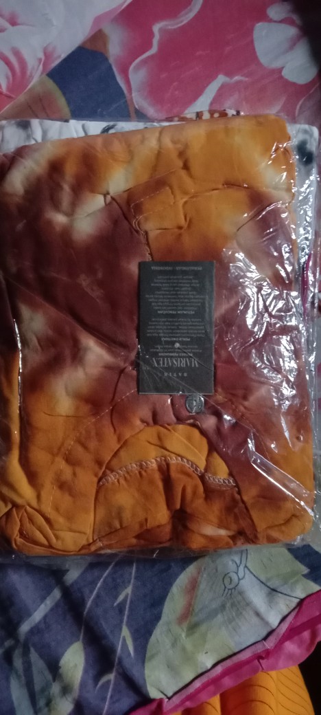 Daster Jumbo Valentine Coklat Queen Batik Pekalongan