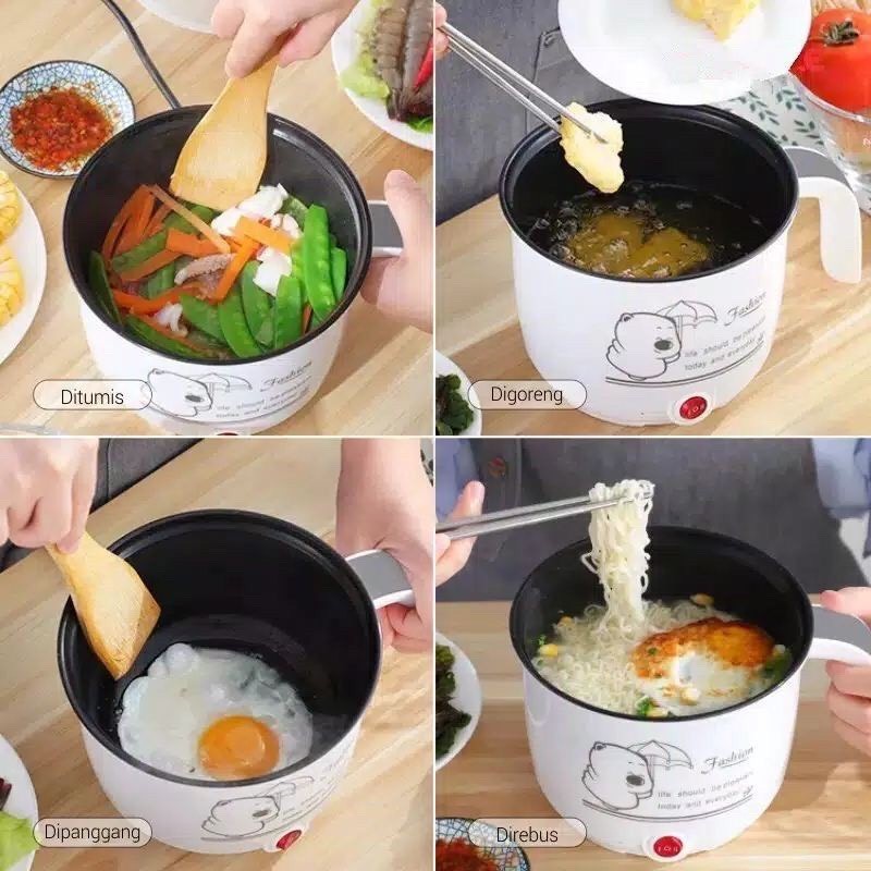 Panci Listrik Fashion New - Cooking Pot Steamer Elektrik Multifungsi
