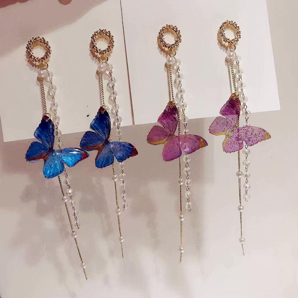 Mxbeauty Wanita Stud Earrings Peri Vintage Rantai Perhiasan Aksesoris Pesta Perhiasan Hadiah Manik-Manik Drop Earrings