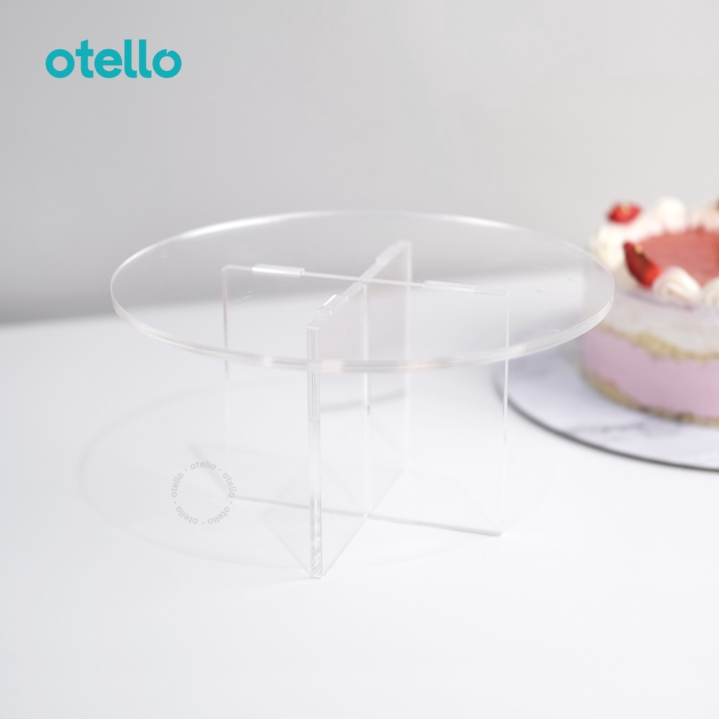 Cake Stand Acrylic Tatakan Kue Tempat Display Pajangan Cupcake Akrilik