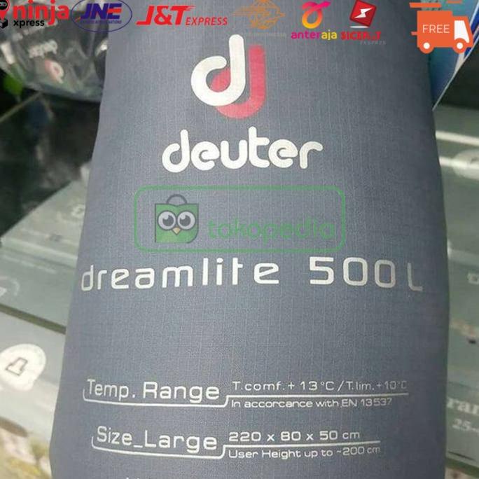 sleeping bag dur6e2154 baru deuter dreamlite 500l deuter promo sb vbf5412dc