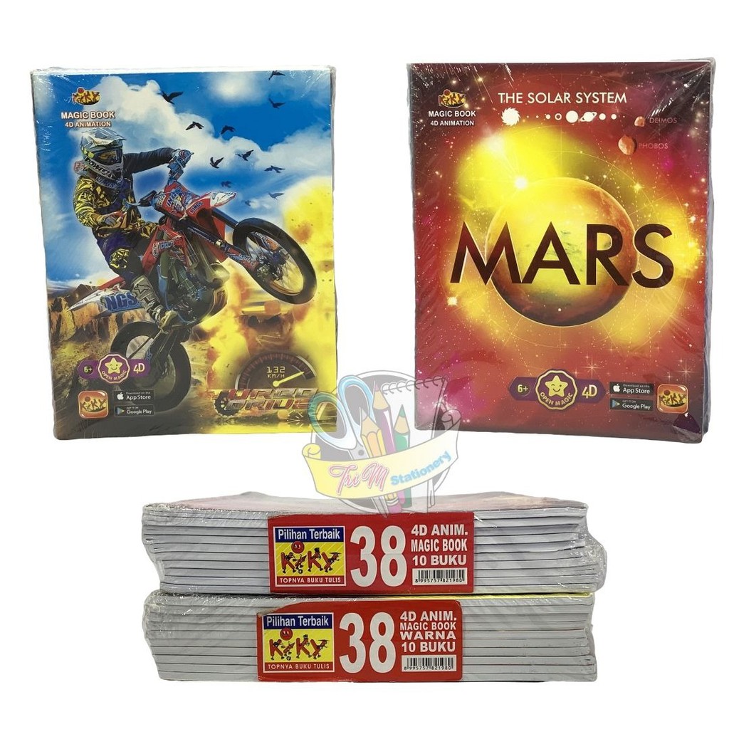 

KIKY Buku Tulis 38 Lembar 1 Pack Isi 10 Buku