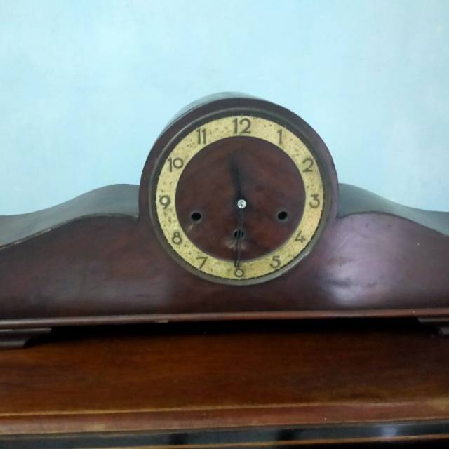 Jam meja junghans perempatan tua kuno unik antik mauthe kienzle fiag