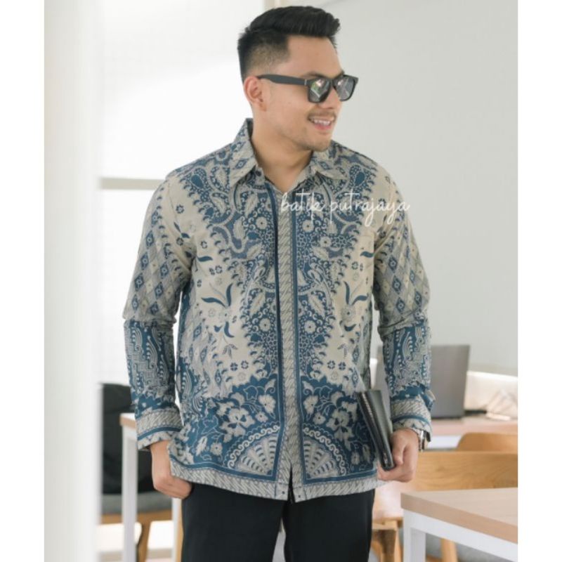 BAJU BATIK PRIA SINARAN FULL FURING MODERN SLIMFIT PREMIUM ORIGINAL KEMEJA PRIA FORMAL ASLI SOLO KONDANGAN LAMARAN KULIAH KERJA KANTOR