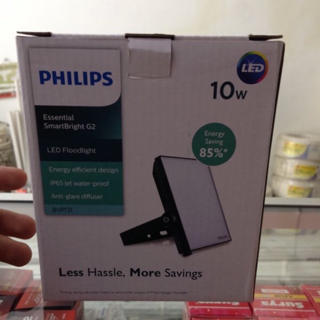 PHILIPS LAMPU LED FLOODLIGHT 10 WATT