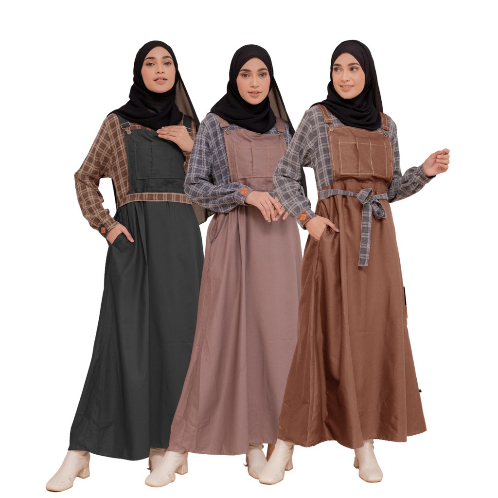 Jual Ricis by Khayra - Retro Dress - Gamis Terbest Seller Ria Ricis