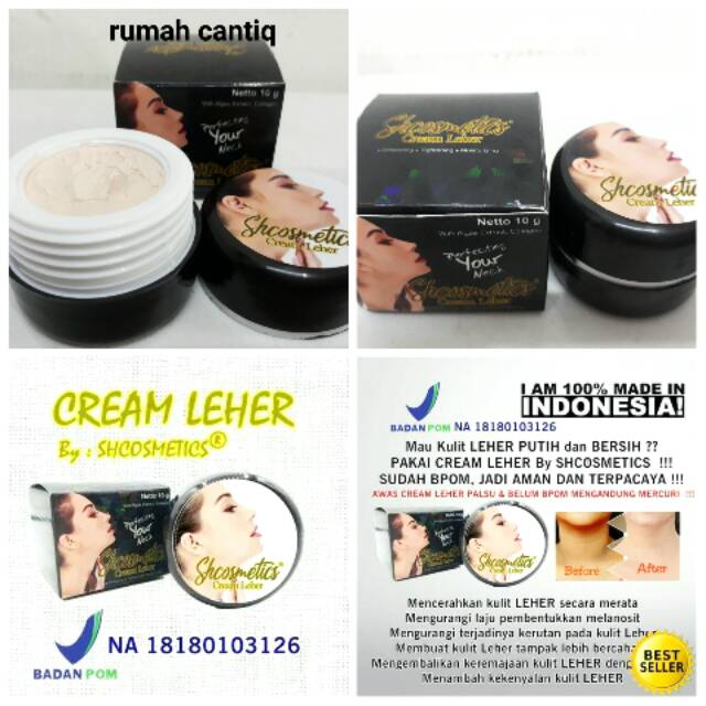 CREAM PEMUTIH LEHER BPOM - NECK CREAM