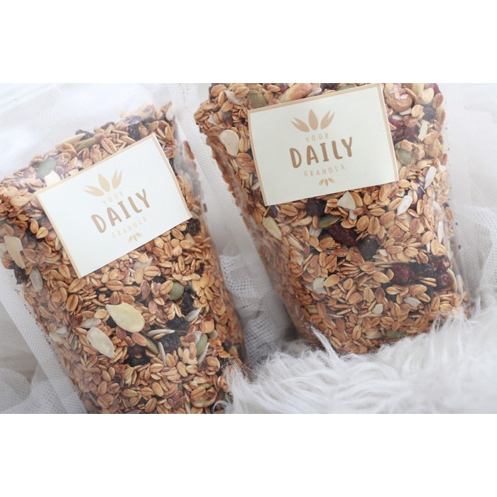 Granola 1 KG Crispy Roasted (Crunchy Mix) by YDG - Cereal Enak Murah