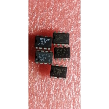 24C08 IC Memori/EPROM 24C08 ATMEL ORI.