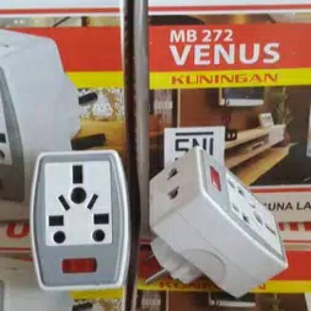 Steker T Serbaguna Lampu MITSUI Venus MB 272 / Colokan T  Serbaguna