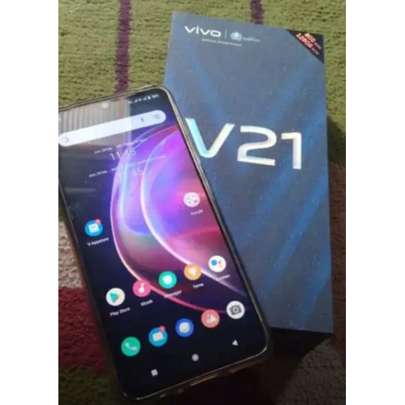 Vivo v21 Ram 8 Rom 128Gb HP HANDPHONE SEKEN BEKAS SECOND MURAH-1