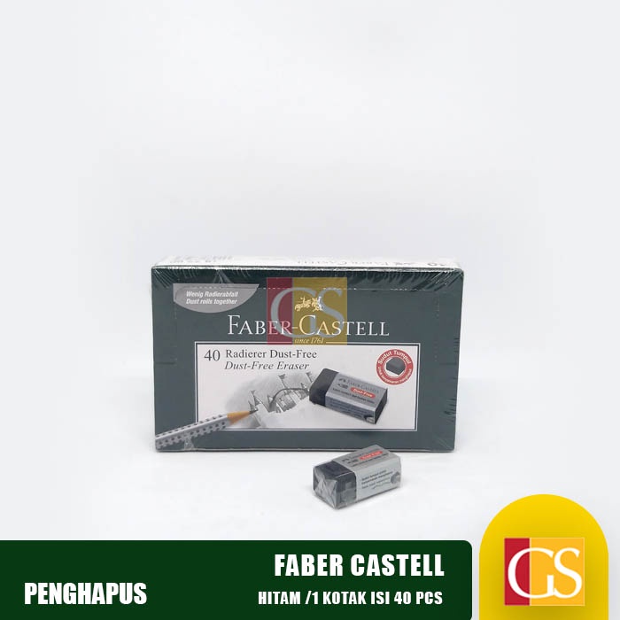 

Penghapus Faber Castell hitam b40(1pcs)