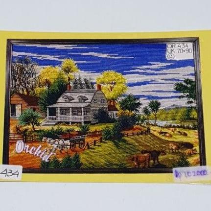 [KODE PRODUK IHFJL9590] KRISTIK KRUISTIK SULAM 1 SET CROSS STITCH ORCHID OR 431 433 434 435 437