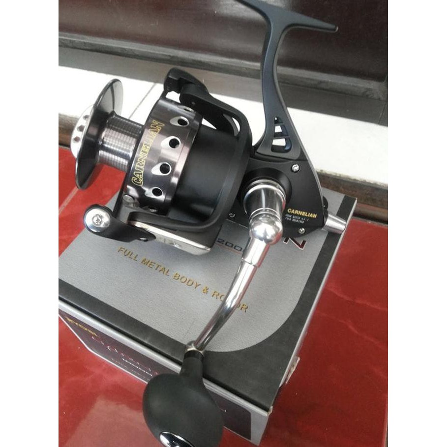 TERMURAH Reel Laut Ryobi Carnelian Black 10000 12 Bearings Drag 15 Kg