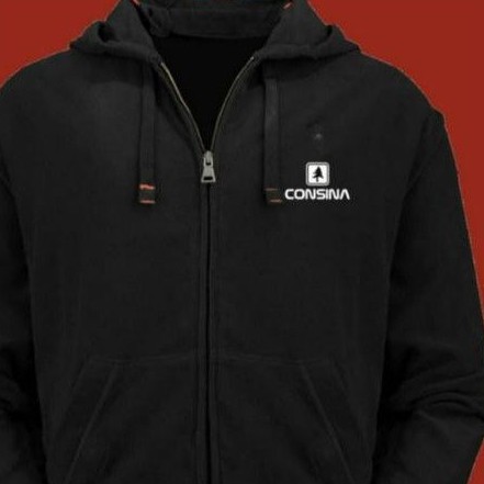 zipper sweater jaket consina premium size S-XXL Varian Warna
