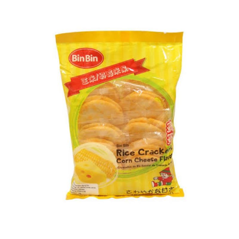 

BINBIN RICE CRACKER CORN CHEESE 105GR