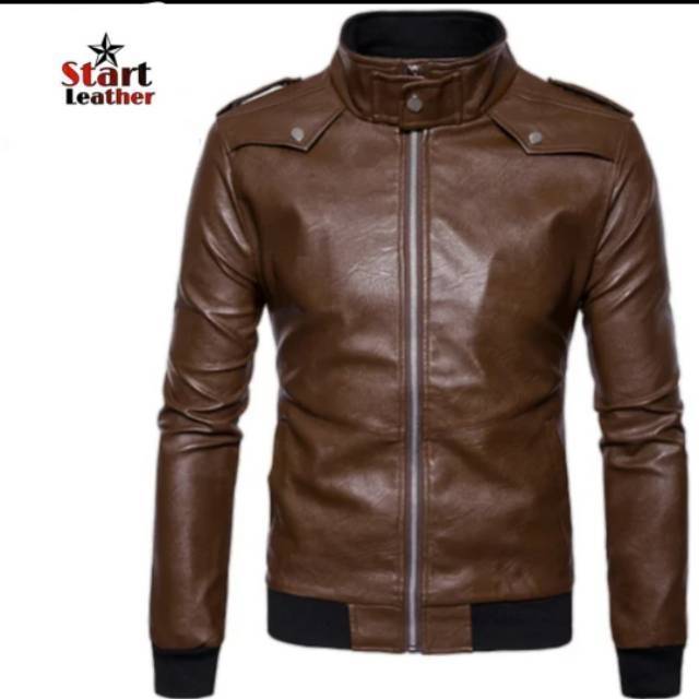 Jaket kulit pria terbaru jaket kulit domba termurah jaket kulit anak muda jaket kulit asli diskon