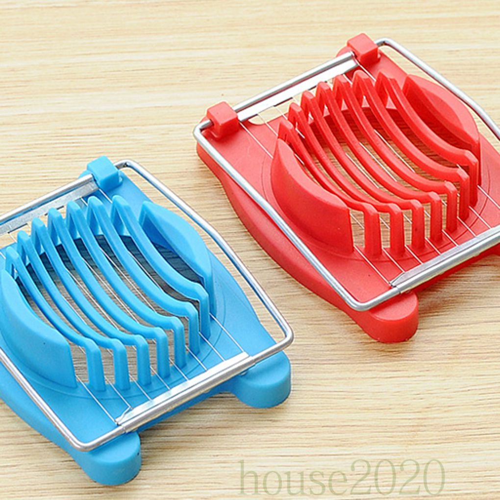 (House2020) Alat Pemotong / Pengupas Buah / Telur Multifungsi Bahan Stainless Steel Warna Acak