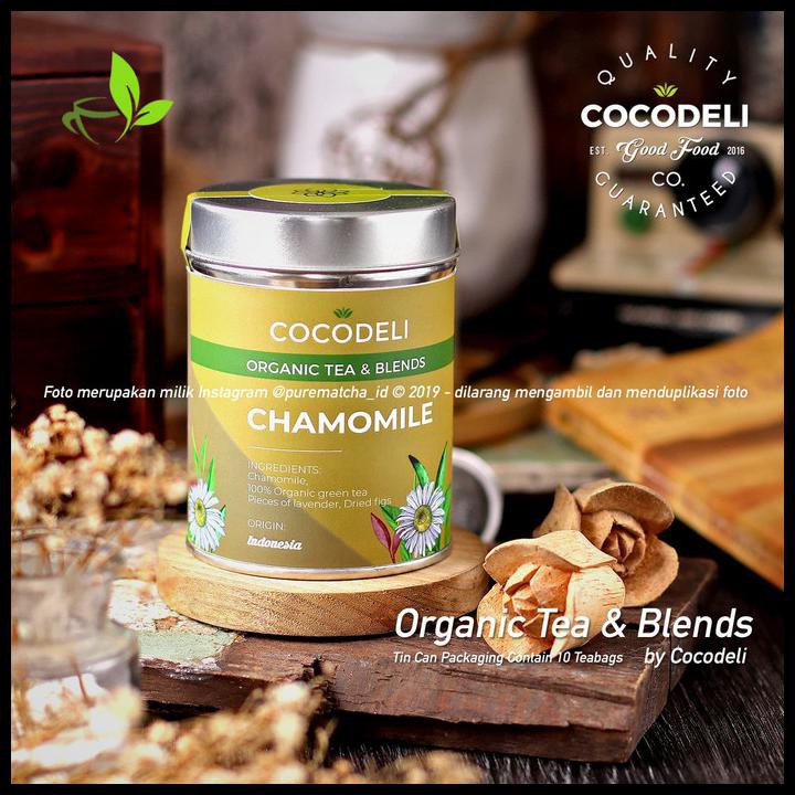

Cocodeli - Chamomile Kaleng 10Tb Organic Tea Flower Teh Bunga Havelteh
