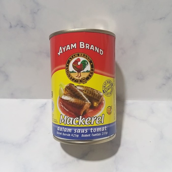 

f0fjhubfe00 Mackerel In Tomato Sauce / Mackerel Dlm Saus Tomat Cap Ayam Brand DsGk