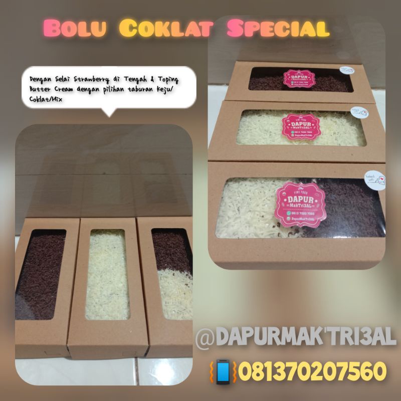 

Cake Coklat/Bolu Coklat Keju/Bolu Coklat Special