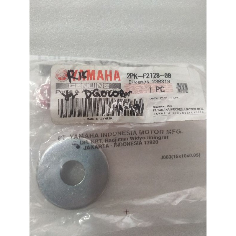 Tutup arm/cover thrust original Yamaha untuk motor R-15. 2pk-f2128-00