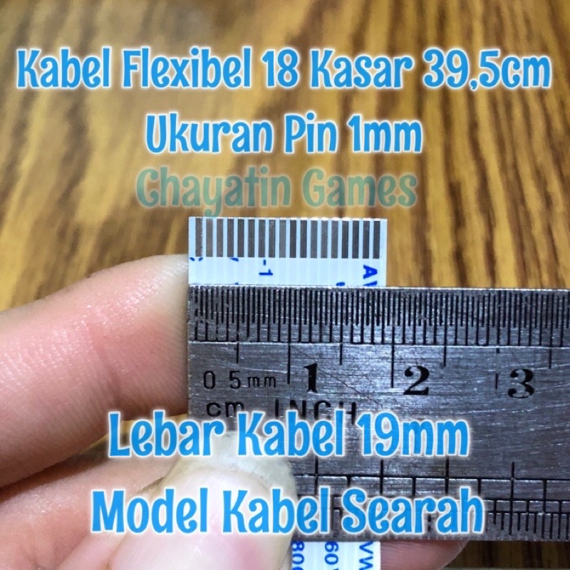 Kabel Flexibel 18 Pin Kasar Model &amp; Panjang Sesuai Varian Ukuran Pin 1mm