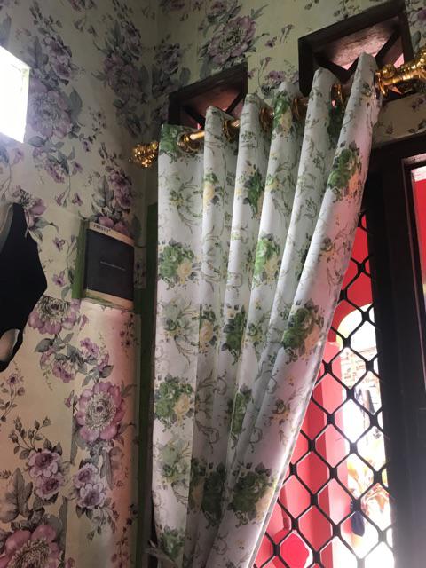 Gorden Blackout Import Shabby Chick Pink Hijau Ungu Biru Coklat Model Smokering Ukuran L135 X T200