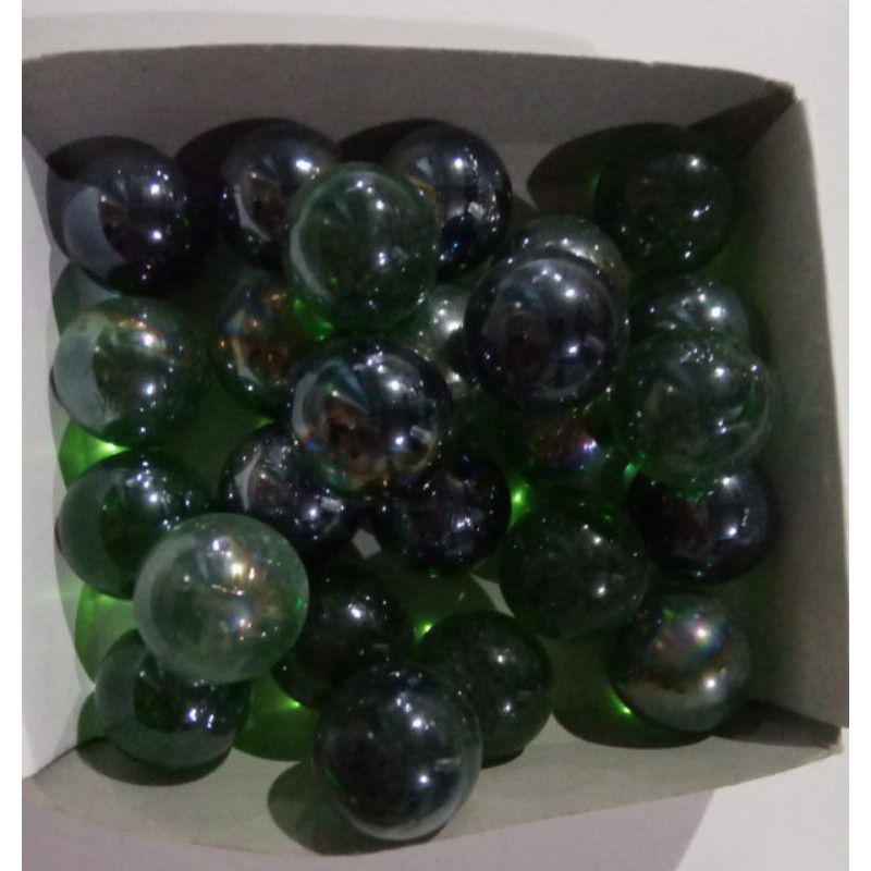 Obral..Kelereng Metalik  Besar 25 pcs