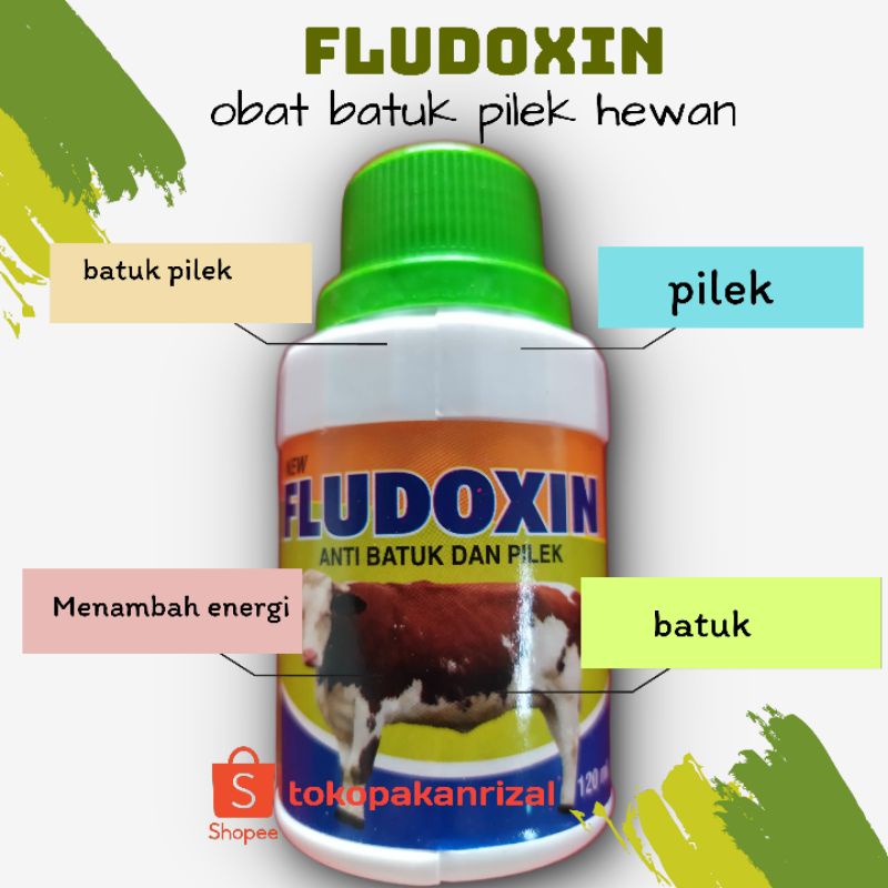 fludoxin obat batuk dan pilek sapi/obat sapi batuk/ obat pilek sapi