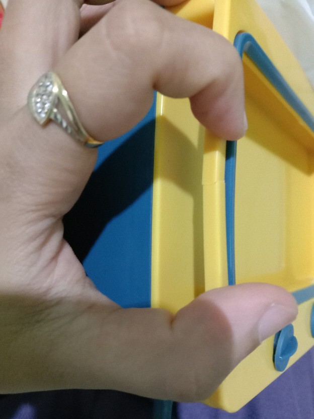 Kotak Tisue Bentuk Desktop Tv Multi Fungsi. Tisue Box Dengan Holder Kardus Warna Biru