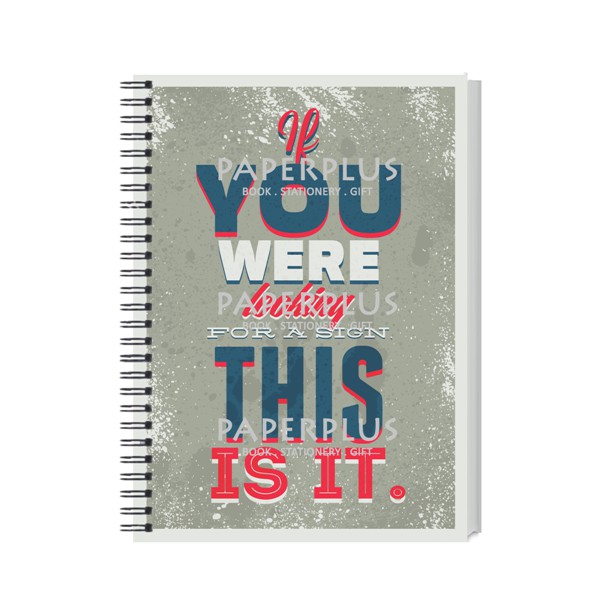 

Spiral Notebook A5_Kaligrafi Quote_21