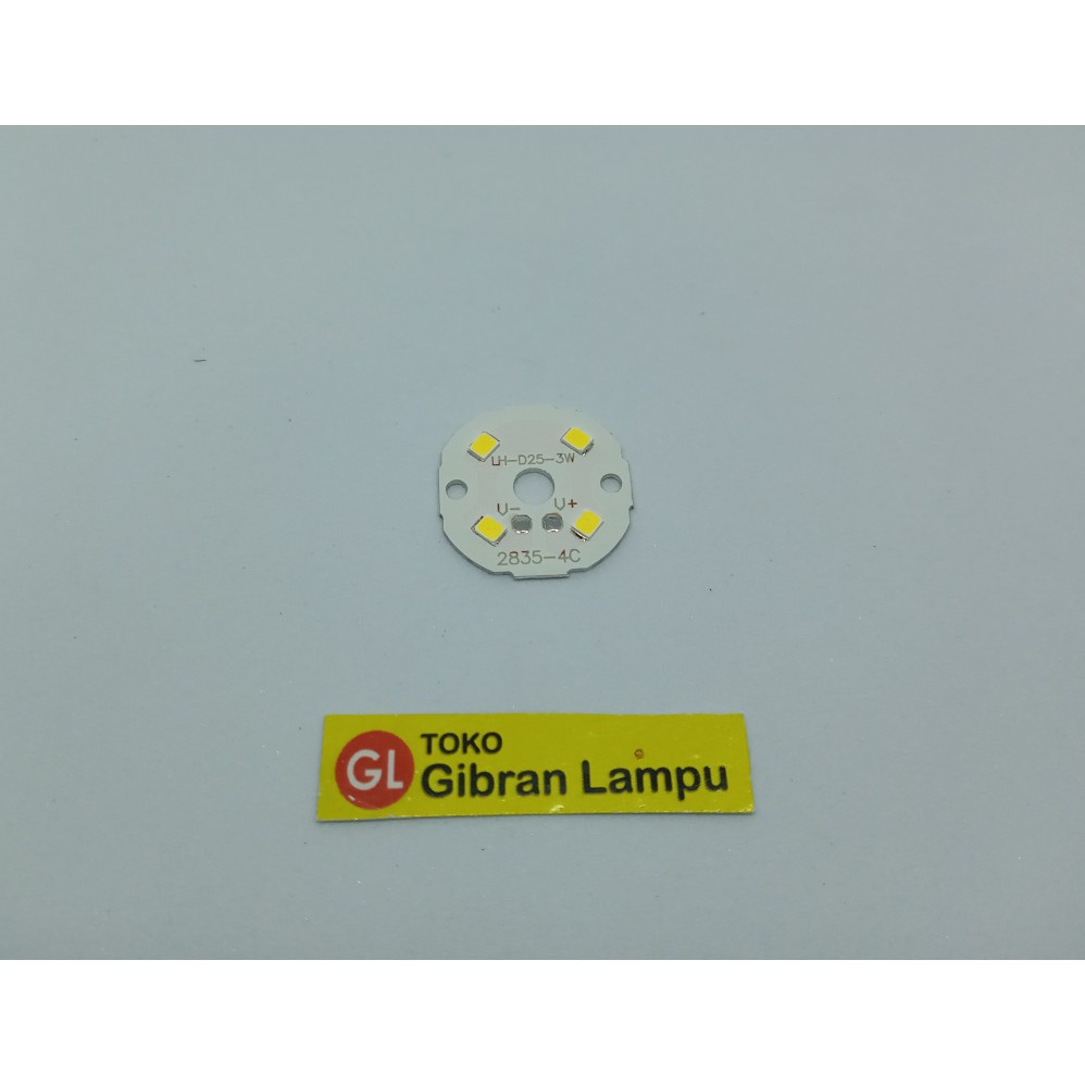 Mata LED 3w (ACR) - PCB Mata Lampu LED DC 3 Watt