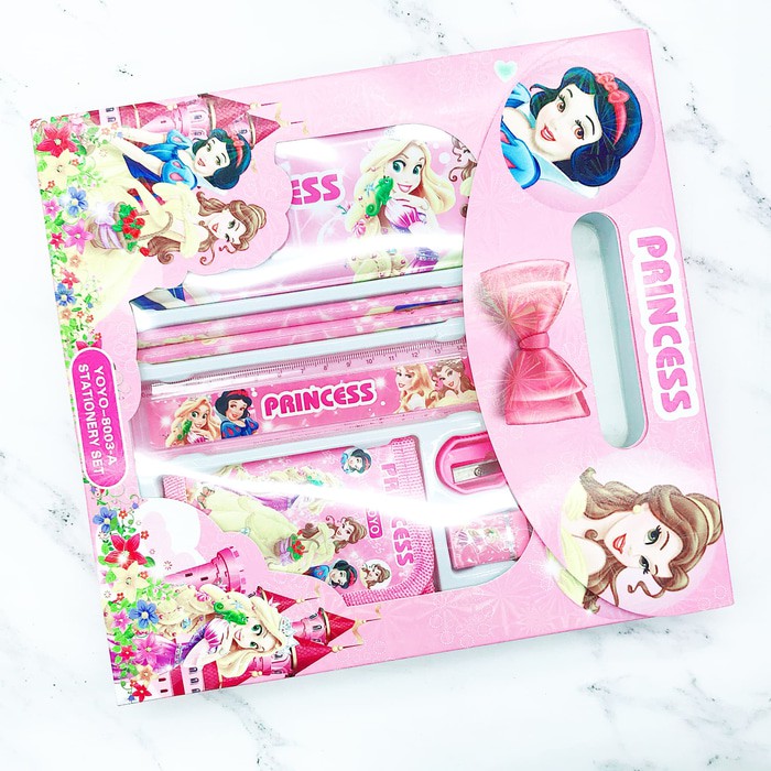 

Tempat Pensil Princess set alat tulis dan dompet anak - MH