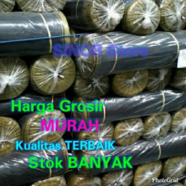Jaring Ikan Waring Hitam RK Anti Geser 1 ROLL. Jaring Pagar Berkebun Kerambah Ternak Kolam Ikan