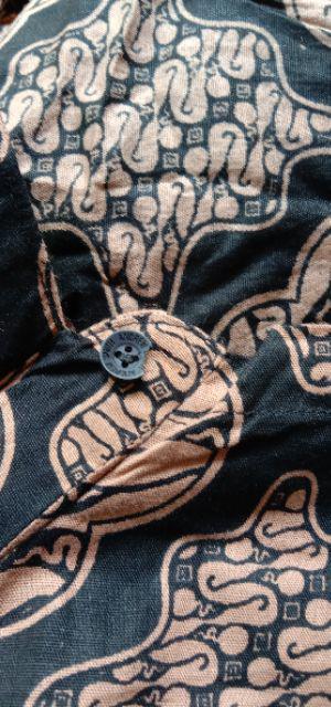 Batik Dolby Dolbi Dobby Doby Tenun Sutra Tulis Katun Atbm Baron Atasan Batik Wanita Sogan Srg308