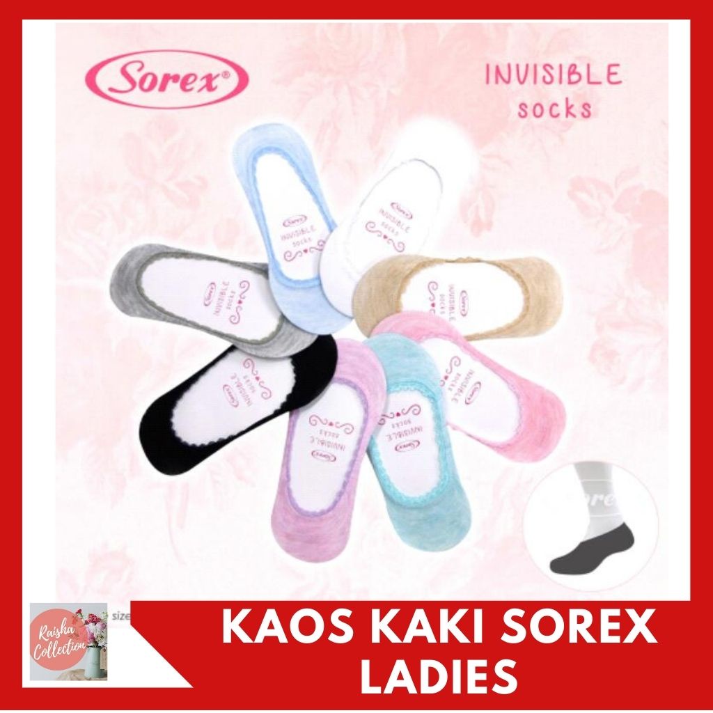 RC KAOS KAKI WANITA/CEWEK/LADIES SOREX INVISABLE/LADIES SOCKS TIPE W5709/W5708/W5703/W5706