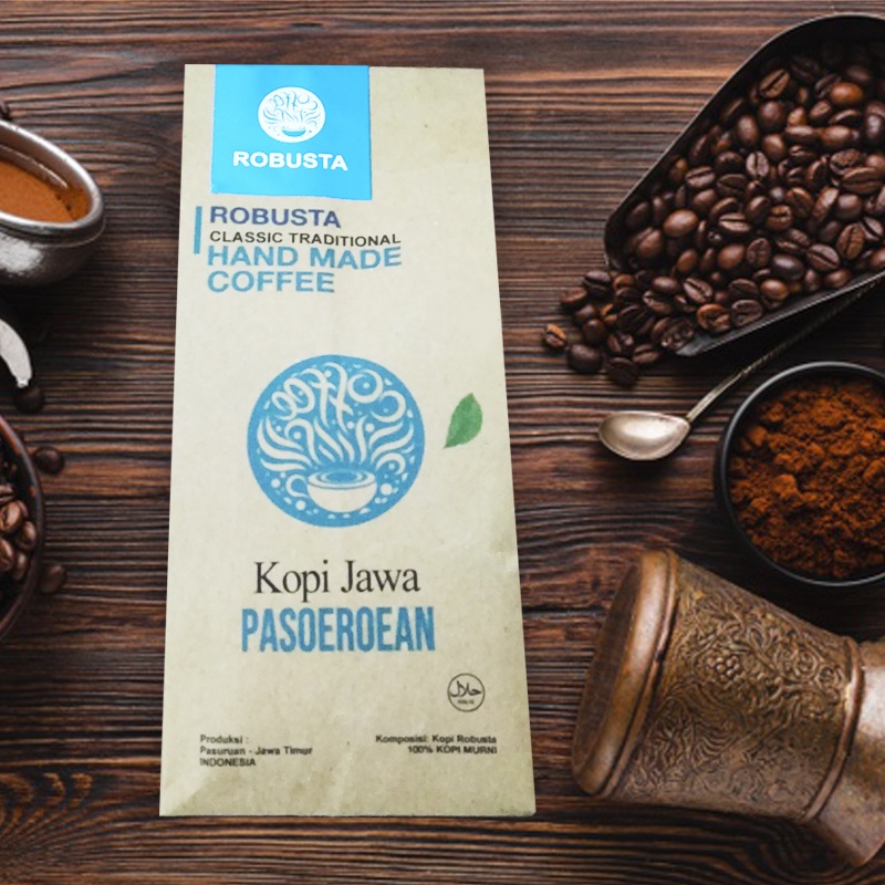 

Kopi Jawa Pasoeroean - Robusta Classic Traditional Hand Made Coffee (200gr)