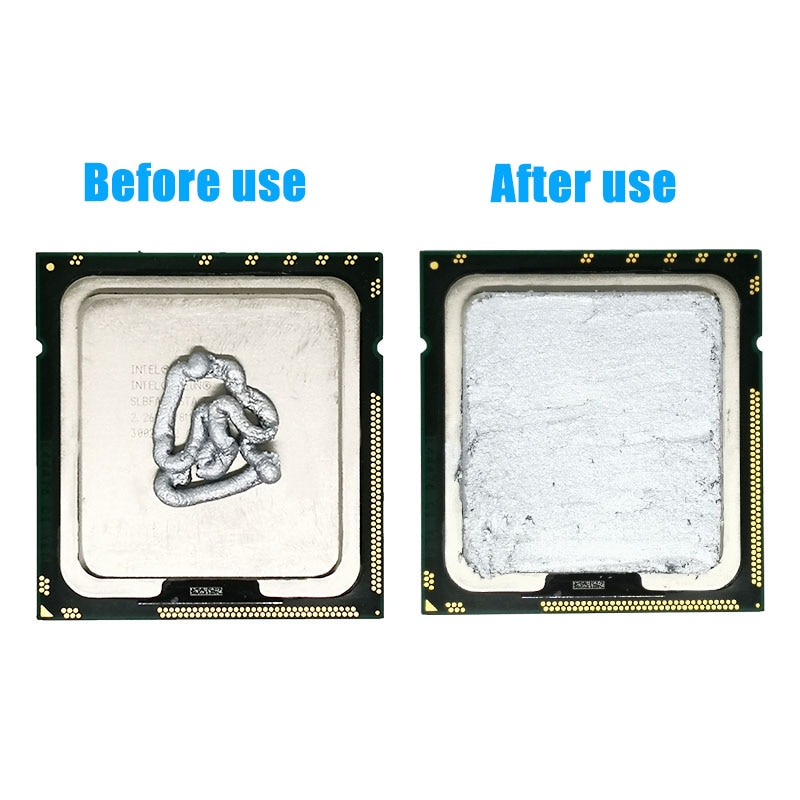 Pembuang Panas CPU Silicone Compound Thermal Paste 25g with Scraper