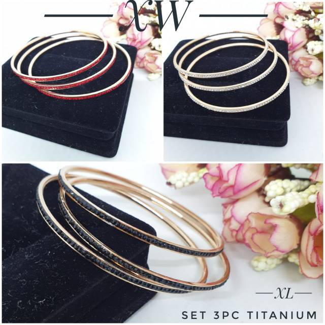 Gelang titanium set 3 G01035