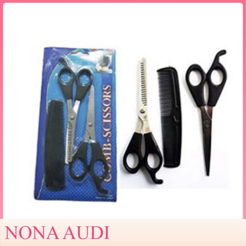 

GUNTING SASAK SET 3 in 1 GUNTING RAMBUT SALON